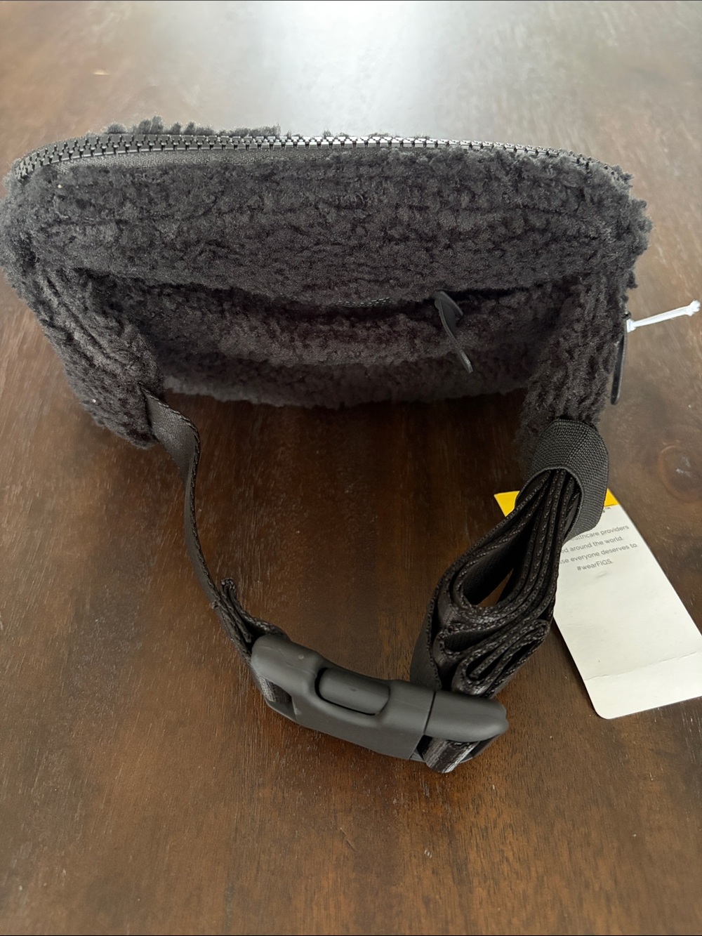 Figs Black Sherpa Waist Bag - Picture 2 of 6